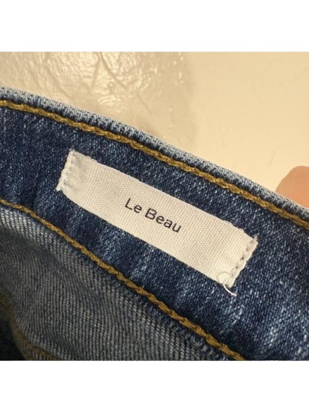 FRAME Le Beau Jeans Womens 26 Blue Med Wash Distressed Boyfriend 31x27.5 Denim - Picture 5 of 9